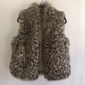 Michael Kors faux fur vest